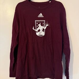 Adidas Detroit City FC Long Sleeve Logo Shirt